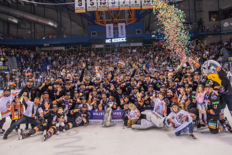 HC Košice si ziskom titulu zaistili účasť v hokejovej Lige majstrov